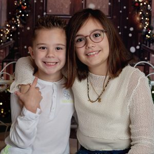 Mini séance de Noel avec Sacha et Olivia